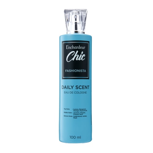 Picture of International Malaysian product Body perfume pery scent Enchanteur Chic Fashionista used for female - 100 ml