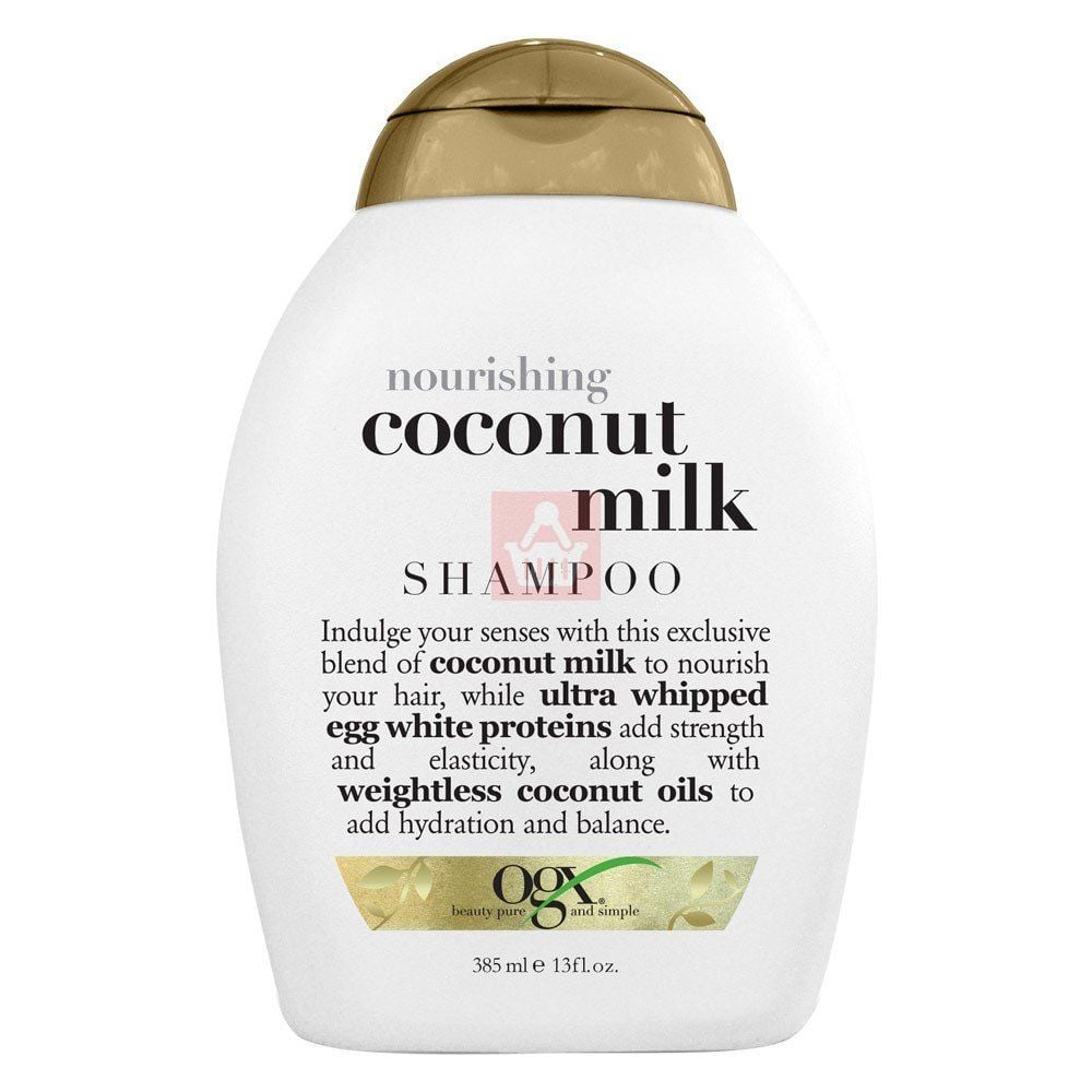 Picture of International Germany product Hair care Ogx nourishing + coconut milk shampoo used for male/ female - 385 ml