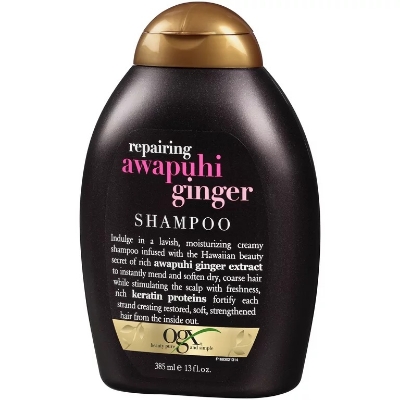 Picture of International Germany product Hair care Ogx Awapuhi Ginger shampoo used for male/ female - 385 ml