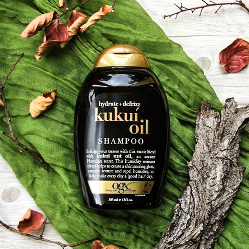 Picture of International Germany product Hair care Ogx kukui oil shampoo used for male/ female - 385 ml