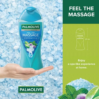 Picture of International Thailand product Skin care Palmolive Feel the massage Shower Gel used for male/female - 250 ml