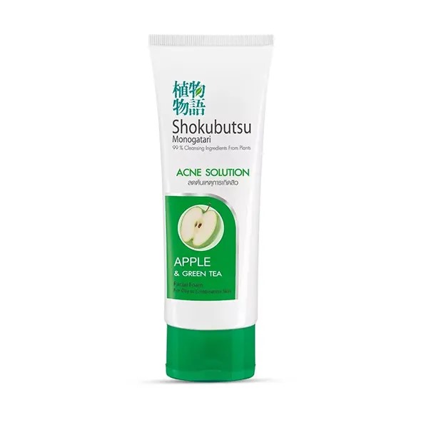 Picture of International Thailand product Skin care Shokubutsu Acne Solution facial foam used for male/female - 100 ml
