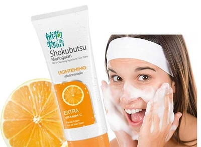Picture of International Thailand product Skin care Shokubutsu Lightening facial foam used for male/female - 100 ml