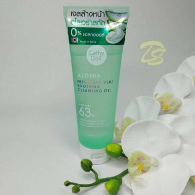 Picture of International Thailand product Skin care Cathy Doll Aloeha cleansing gel used for male/female - 120 ml