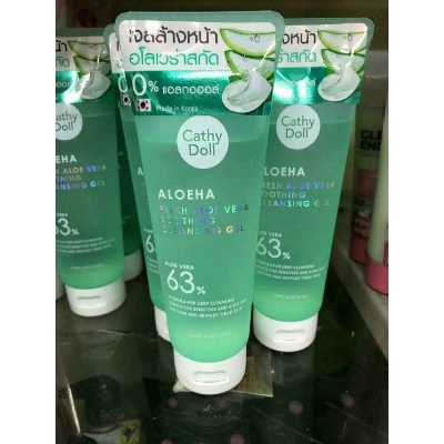 Picture of International Thailand product Skin care Cathy Doll Aloeha cleansing gel used for male/female - 120 ml