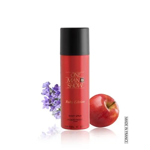 Picture of International France product One Man show body spray Ruby Edition used for male - 200 ml