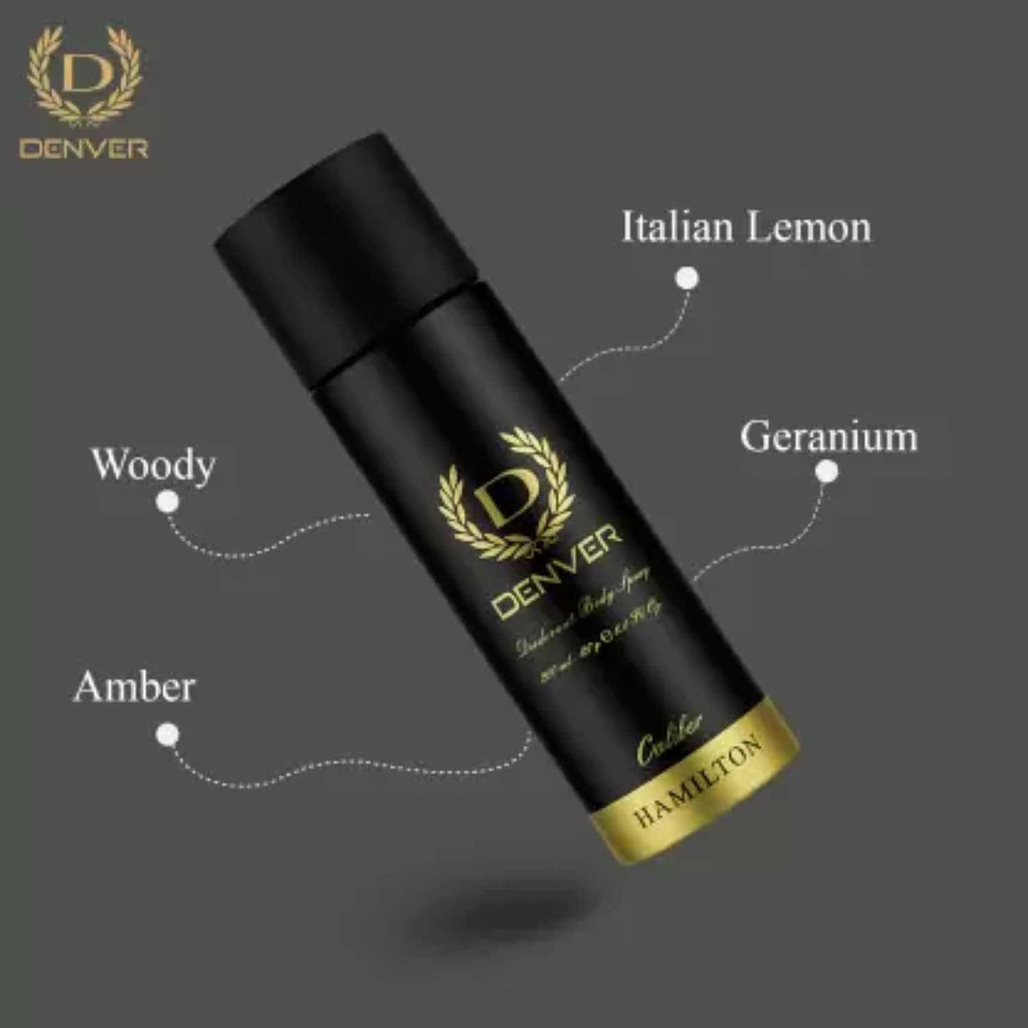 Picture of International Indian product Body Spray Denver HAMILTON Caliber Used for male - 165 ml