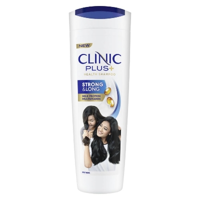 Picture of Indian product Hair care Clinic Plus Strong & Long Milk Protein Multivitamin Shampoo used for male/female - 355 ml