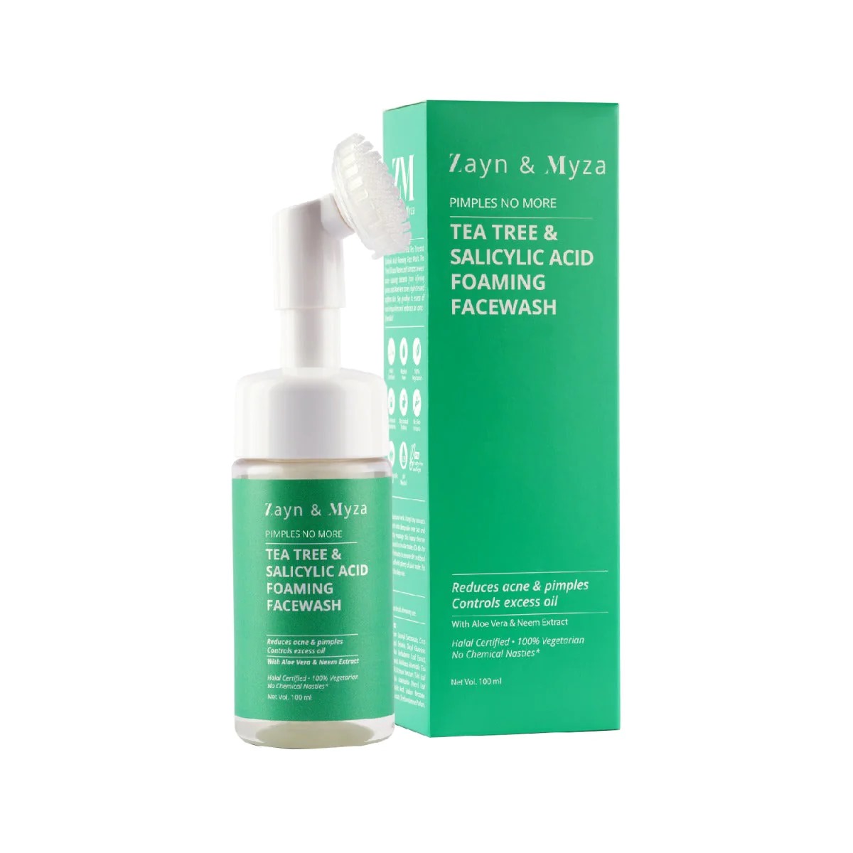 Picture of Face refreshment National product ZM  Tea Tree & Salicylic Acid Foaming face wash Used for female - 100 ml