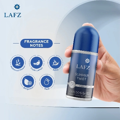 Picture of International Indian Product LAFZ Summer Twist body deodorant Roll on used for male / female - 50 ml Picture of International Indian Product LAFZ Summer Twist body deodorant Roll on used for male / female - 50 ml