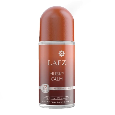 Picture of International Indian Product LAFZ Musky Calm body deodorant Roll on used for male / female - 50 ml Picture of International Indian Product LAFZ Musky Calm body deodorant Roll on used for male / female - 50 ml