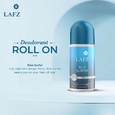 Picture of International Indian Product LA FZ Blue Surfer body deodorant Roll on used for male / female - 50 ml Picture of International Indian Product LA FZ Blue Surfer body deodorant Roll on used for male / female - 50 ml