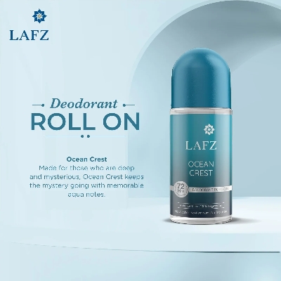 Picture of International Indian Product LAFZ Ocean Crest body deodorant Roll on used for male / female - 50 ml Picture of International Indian Product LAFZ Ocean Crest body deodorant Roll on used for male / female - 50 ml