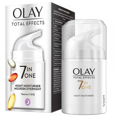 Picture of International European product Skin care O lay 7 in One Night moisturiser used for male female - 50 ml