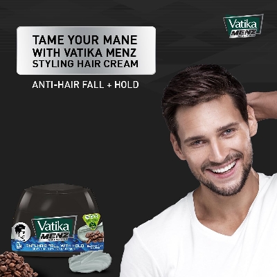 Picture of International UAE product Hair cream V atika Menz Anti - Hair fall with hold used for male 1 Piece- 140 ml