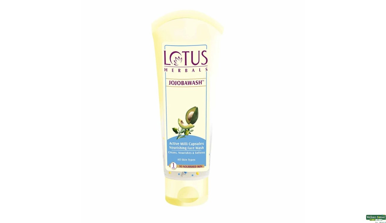 Picture of International European product Skin care Lot us Herbals Jojoba face wash used for male/female - 100 gm