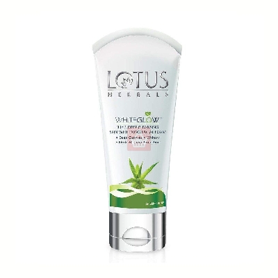 Picture of International European product Skin care Lot us Herbals Whiteglow face wash used for male/female - 100 gm