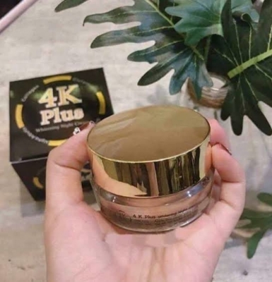Picture of International Thailand product Skin care 4K Plus Whitening Night cream used for male female - 20 gm Picture of International Thailand product Skin care 4K Plus Whitening Night cream used for male female - 20 gm