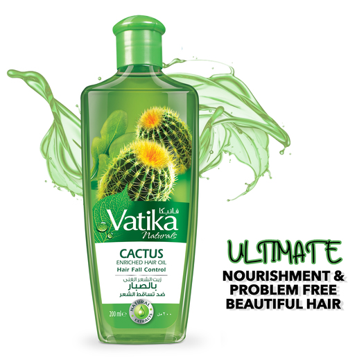Picture of International UAE product Hair care Va tika CACTUS hair oil used for male female - 200 ml