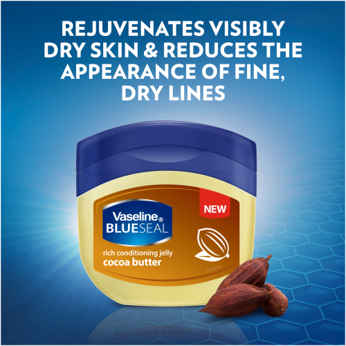 Picture of International South African Product Skin care Vaseline Blueseal Cocoa Butter used for male/female - 100 ml