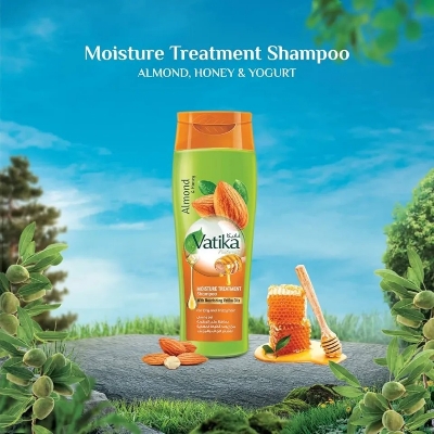 Picture of International UAE product Hair care Vatik a Shampoo -Almond & Honey- used for male/ female - 400 ml