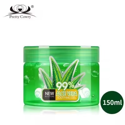 Picture of International China product Skin care Pretty Cowry SNAIL 99% aloe vera soothing gel used for male female - 150 ml