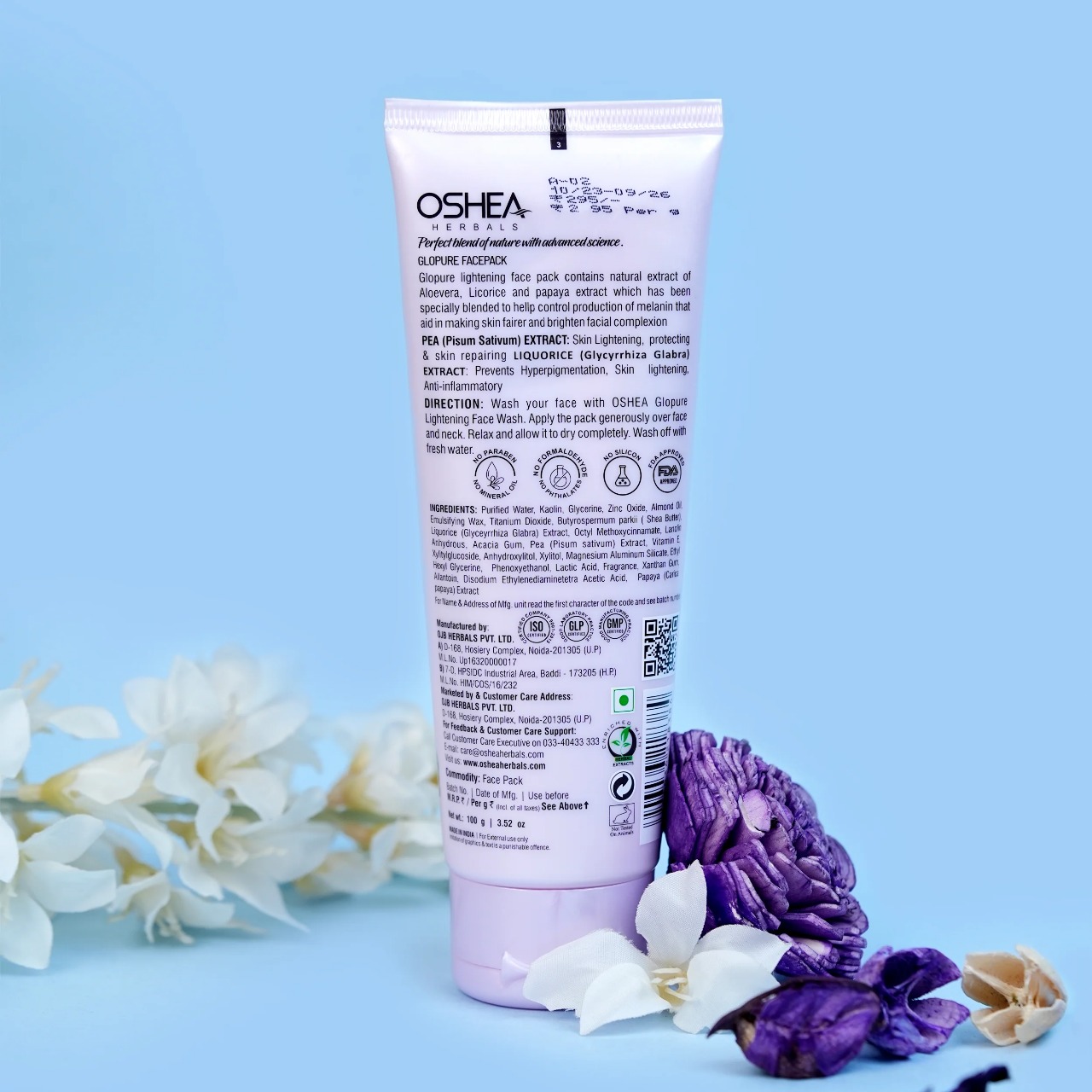 Picture of Indian product Skin care Osh ea Glopure face wash used for male female - 100 gm