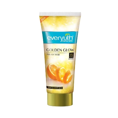 Picture of Indian product skin care Everyuth Golden Glow peel of mask used for male female - 90 gm