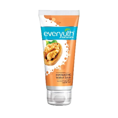 Picture of Indian product skin care Everyuth Exfoliating Walnut scrub used for male female - 50 gm