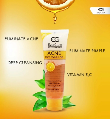 Picture of International Thailand product skin care EverG low Acne face wash gel used for male female - 100 ml