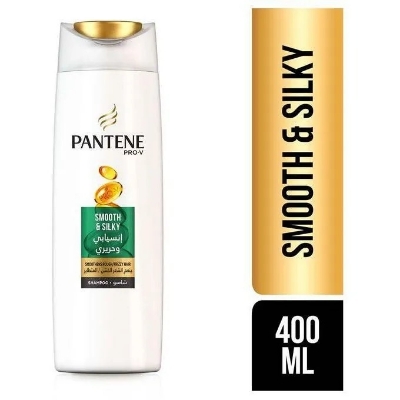 Picture of International UAE product Hair care Pan tene Shampoo Smooth and silky used for male/ female - 400 ml