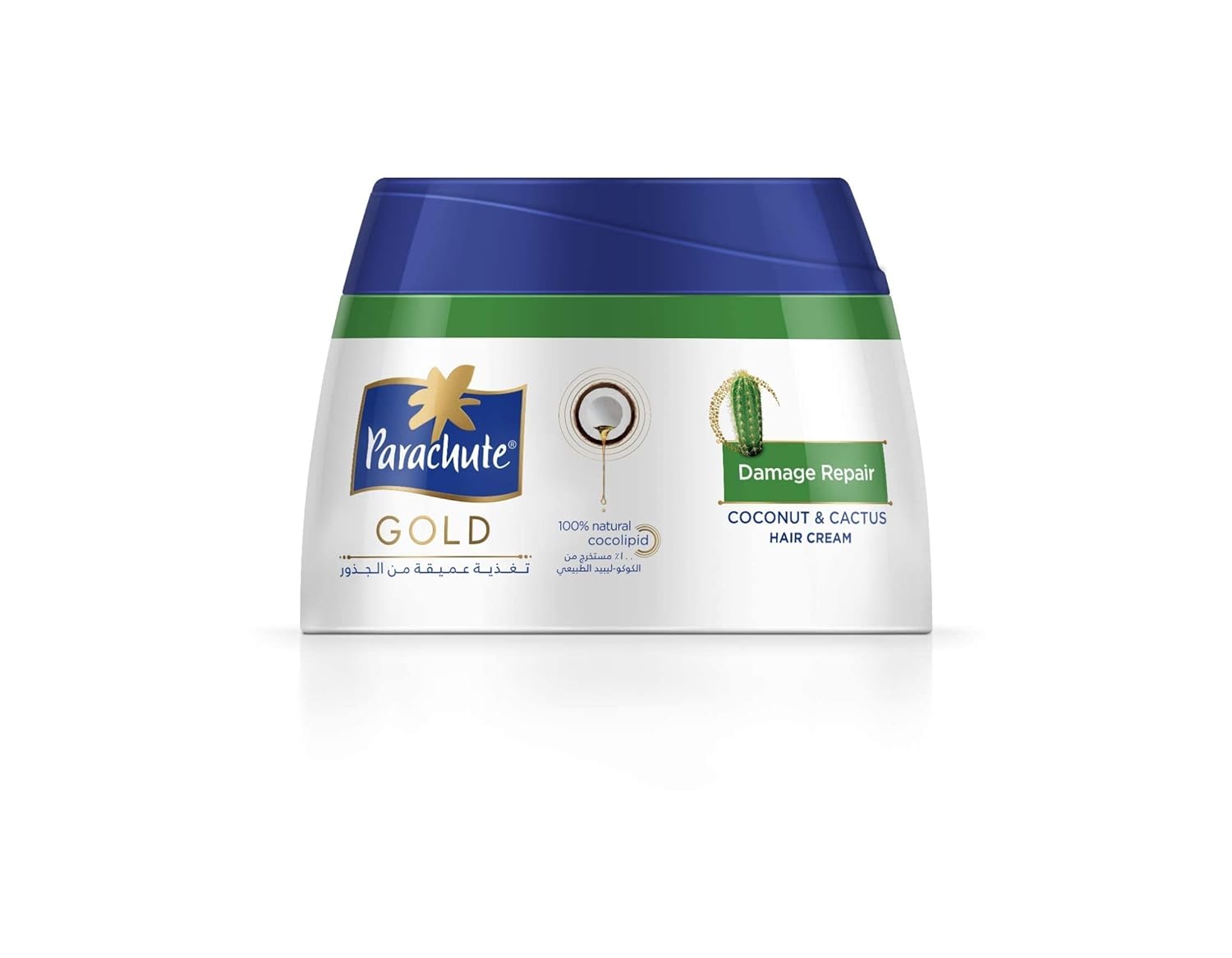 Picture of International Indian product Parachute Gold Damage Repair Hair cream used for male/ female 1 Piece- 140 ml