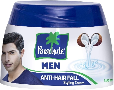 Picture of International Indian product Parachute Men Anti hair fall Hair cream used for male/ female 1 Piece- 140 ml