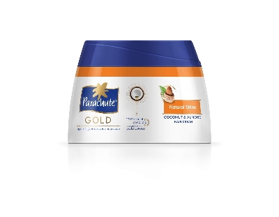 Picture of International Indian product Parachute Gold Natural shine Hair cream used for male/ female 1 Piece- 140 ml