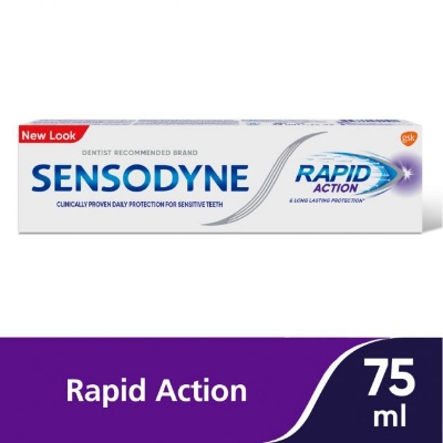 Picture of International Ireland product Tooth care  Rapide action toothpaste used for male female - 75 ml