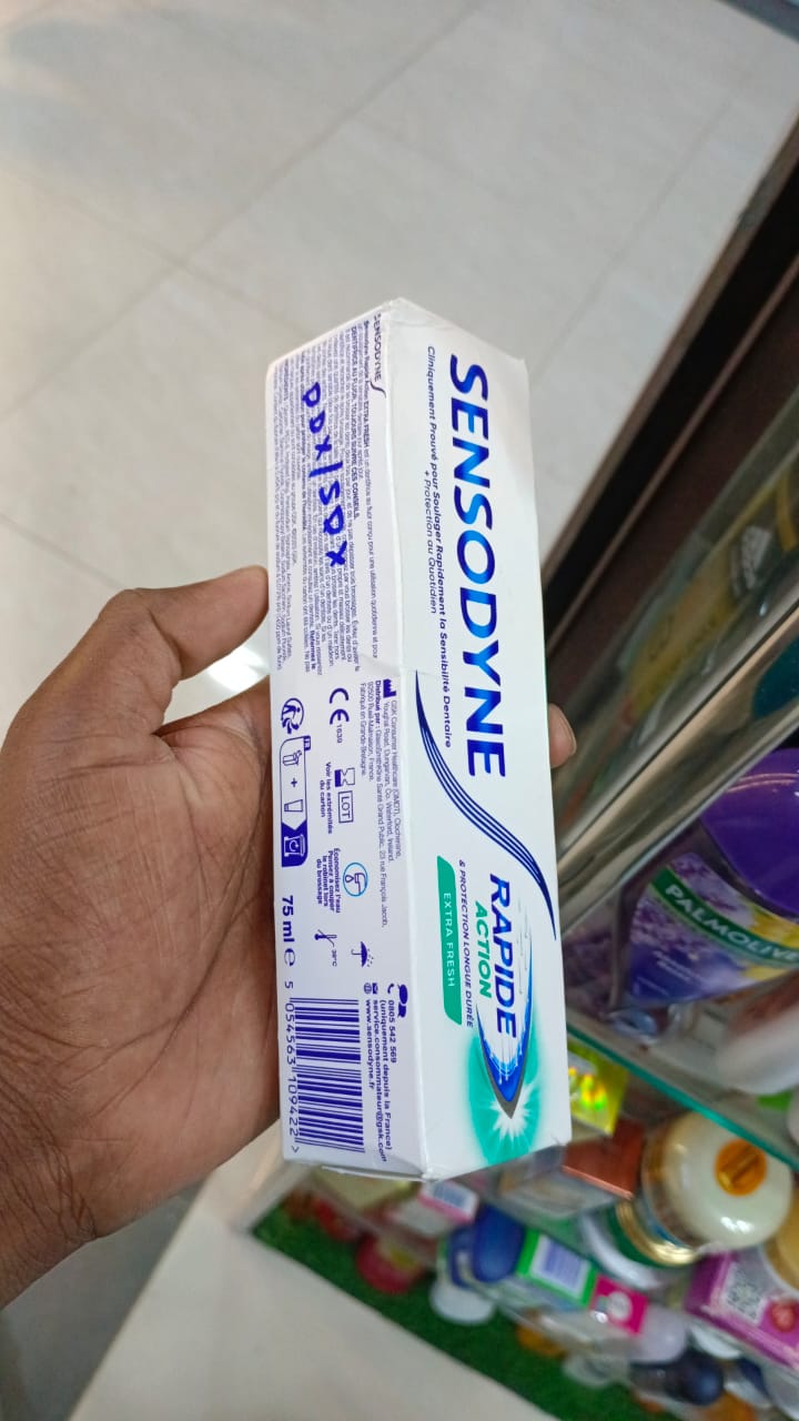 Picture of International Ireland product Tooth care  Rapide action toothpaste used for male female - 75 ml