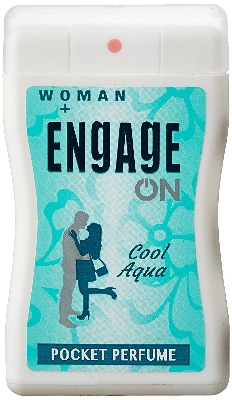 Picture of Indian product Pocket perfume  ON Cool Aqua used for female - 18 ml