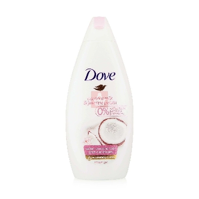 Picture of International NETHERLANDS product Skin care Dove Coconut Milk & Jasmine shower gel body wash used for male/ female - 500 ml