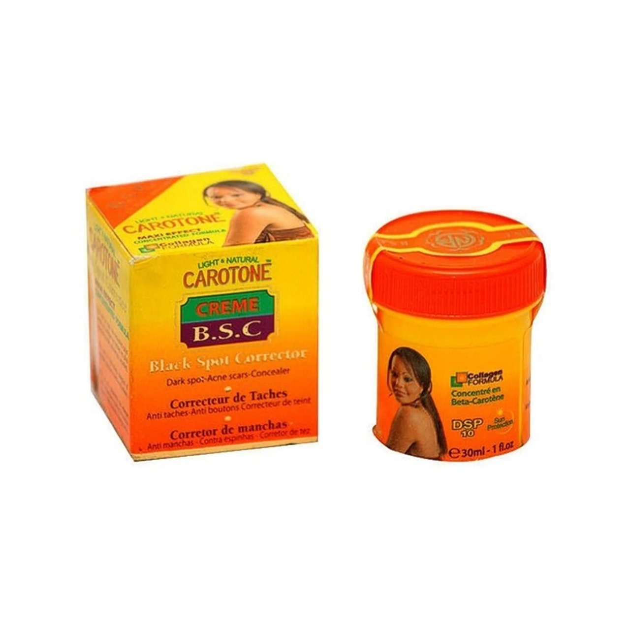 Picture of International European product Skin care maxi effect concentrated formula light and natural Caretone used for male female - 30 ml