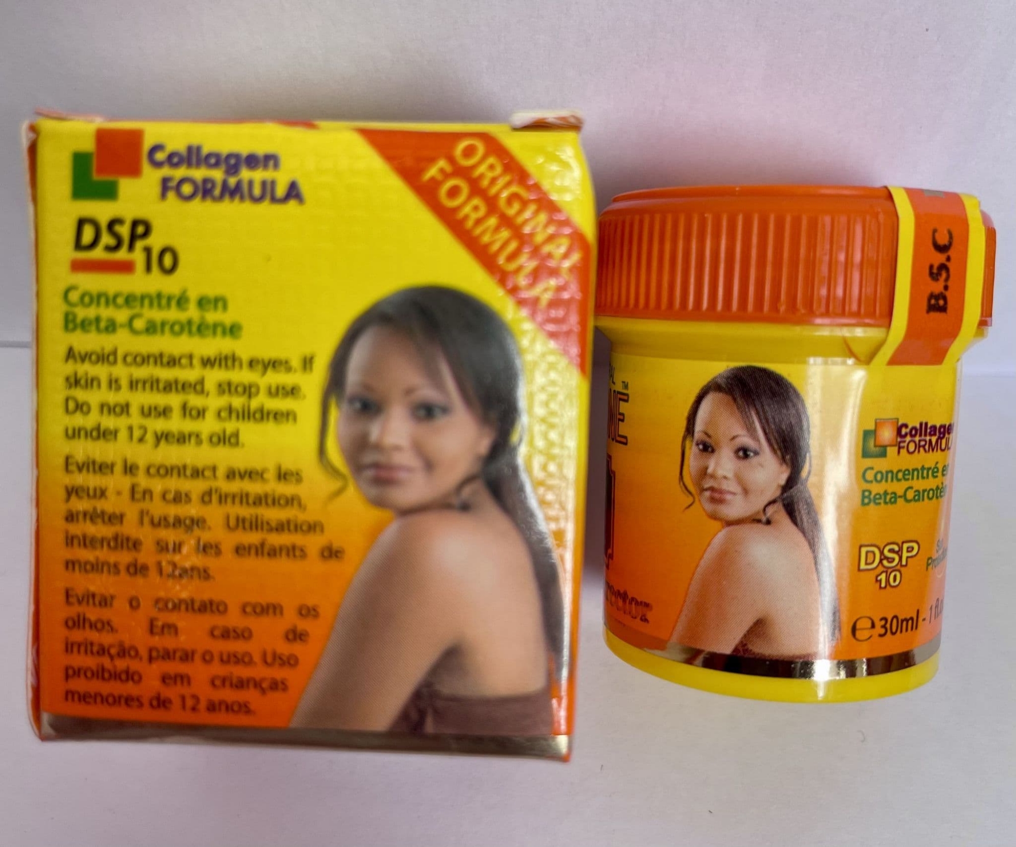 Picture of International European product Skin care maxi effect concentrated formula light and natural Caretone used for male female - 30 ml