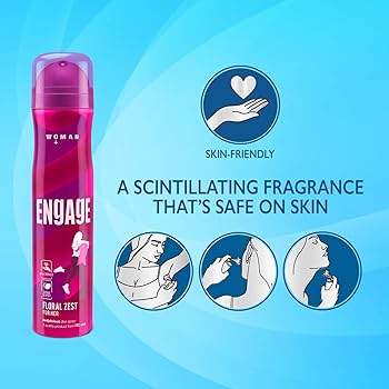 Picture of Indian product Body spray  Floral Zest used for female - 150 ml