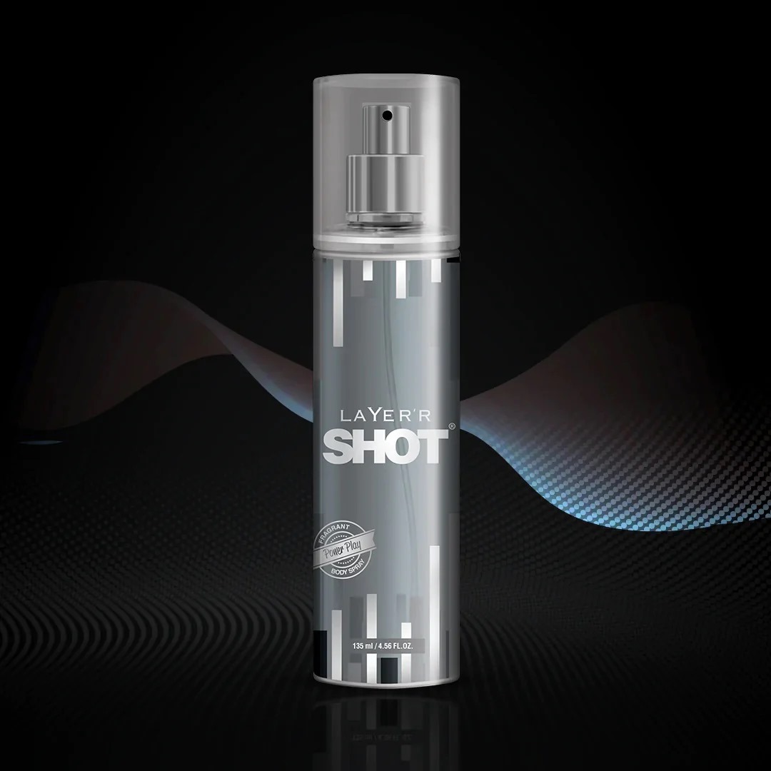 Picture of Indian product Body Spray Layer shot Power Play used for male - 135 ml