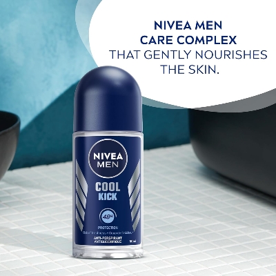 Picture of International Germany product Deodorant Roll on NIVEA MEN Cool Kick used for male - 50 ml Picture of International Germany product Deodorant Roll on NIVEA MEN Cool Kick used for male - 50 ml