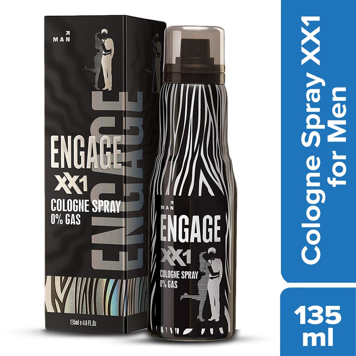 Picture of Indian product Body perfume Engage XX1 Cologne spray 0% gas used for male - 135 ml Picture of Indian product Body perfume Engage XX1 Cologne spray 0% gas used for male - 135 ml