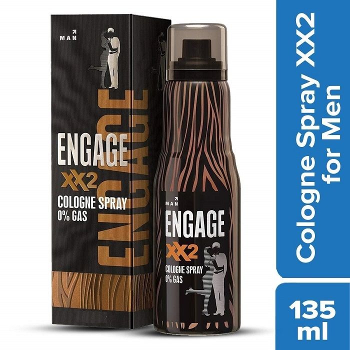Picture of Indian product Body perfume Engage XX2 Cologne spray 0% gas used for male - 135 ml Picture of Indian product Body perfume Engage XX2 Cologne spray 0% gas used for male - 135 ml