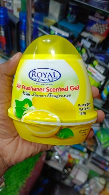 Picture of International Malaysian product Royal touch with lemon fragrance air freshener scented gel - 180 gm