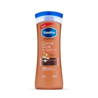 Picture of Any season used International South African Product Vaseline Lotion Cocoa glow chocolate color for male / female - 400 ml