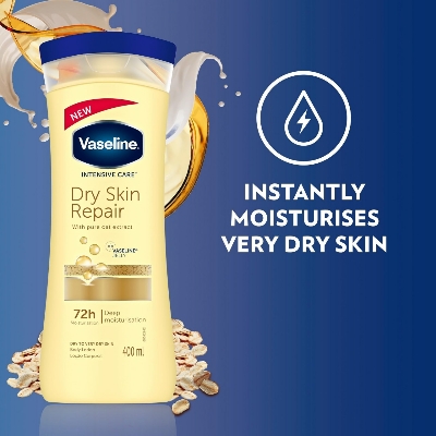 Picture of Any season used International South African Product Vaseline Lotion Dry skin repair light yellow color for male / female - 400 ml
