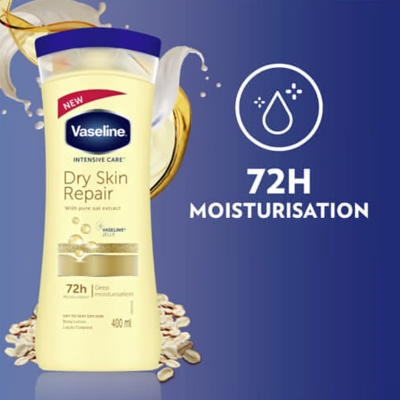 Picture of Any season used International South African Product Vaseline Lotion Dry skin repair light yellow color for male / female - 400 ml