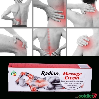 Picture of Body Therapy / massage cream Indian product Radian Massage Pain Relief Cream for male/ female - 100 gm